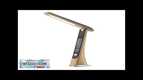 Portable Foldable Desk Lamp Wood Texture LED Table Lamp With Rechargeable Built-In Review