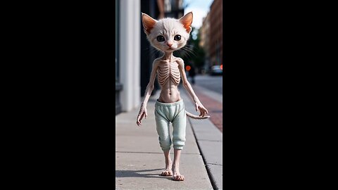 skinny cat