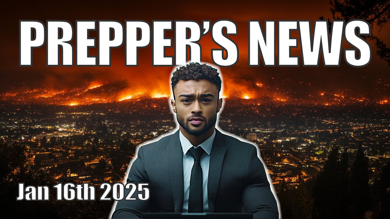 Prepper's News: California Wildfires, Bird Flu Updates, and Middle East Ceasefire (January 16, 2025)