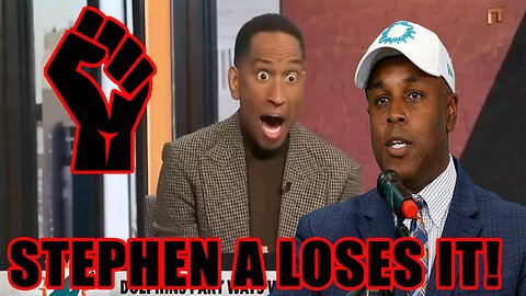 Stephen A EXPLODES on ESPN! GOES OFF on Miami Dolphins for FIRING Black GM because...HE'S BLACK!