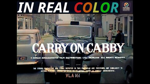 🚕 Carry On Cabby (1963) — In Real Color — 1080p — Full Movie