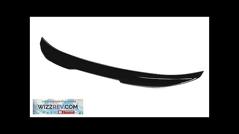 GLOSSY Black REAR SPOILER FOR BMW F36 4 SERIES BOOT GRAN COUPE Review