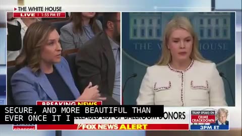 Mary Bruce Spars With Karoline Leavitt Over East Wing Demolition for Trump Ballroom