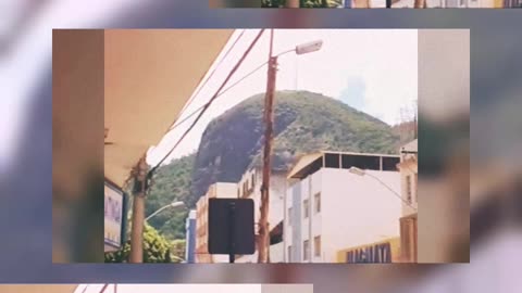 2009 Pedra Itaúna vista da Avenida Catarina Cimini em 02 de janeiro em Caratinga, Minas Gerais