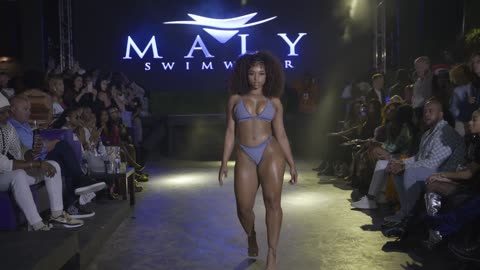 Kathryn Celestre in Bikini SLOW MOTION 4k | Art Basel/Fusion Fashion Week Miami 2023
