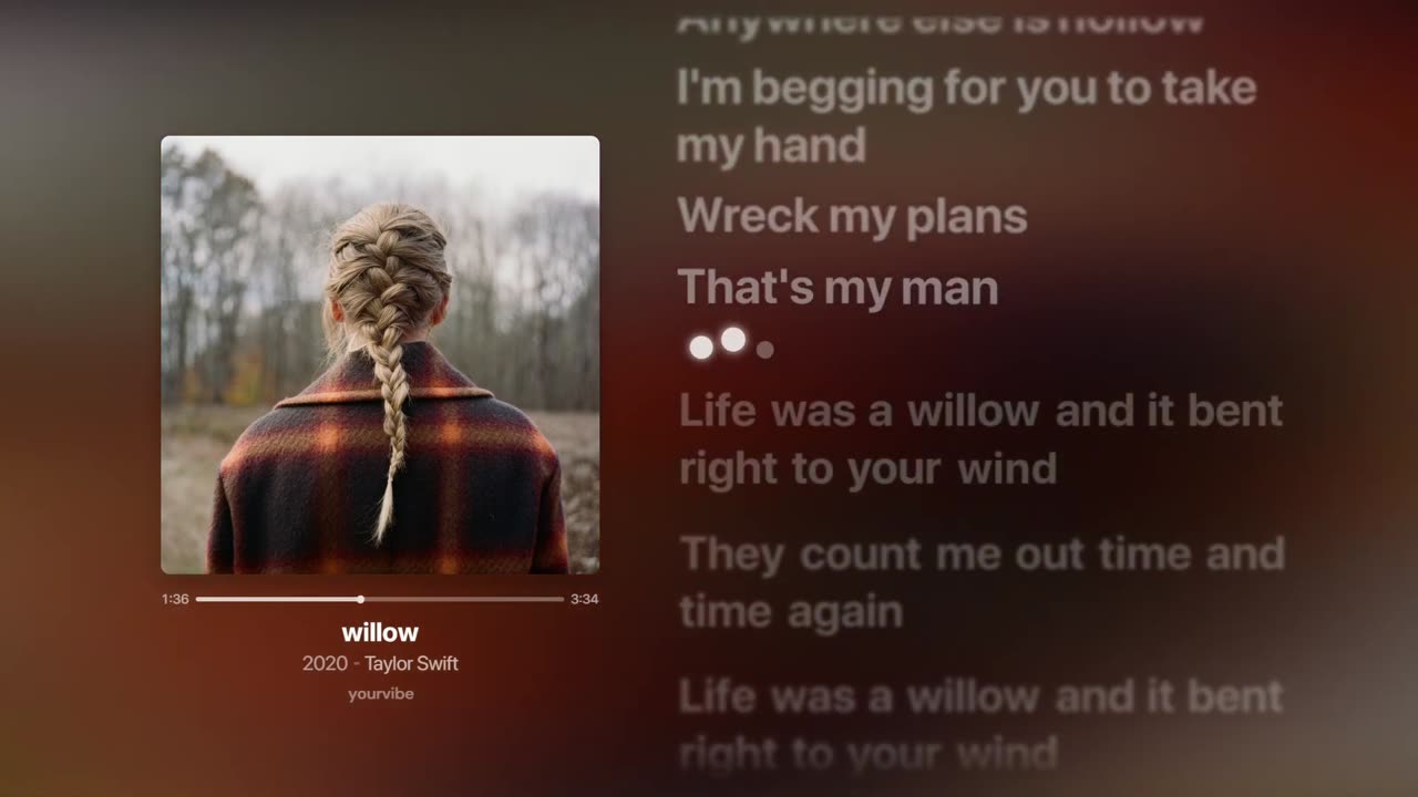 Taylor Swift - Willow Lyrics Songs YourVibe