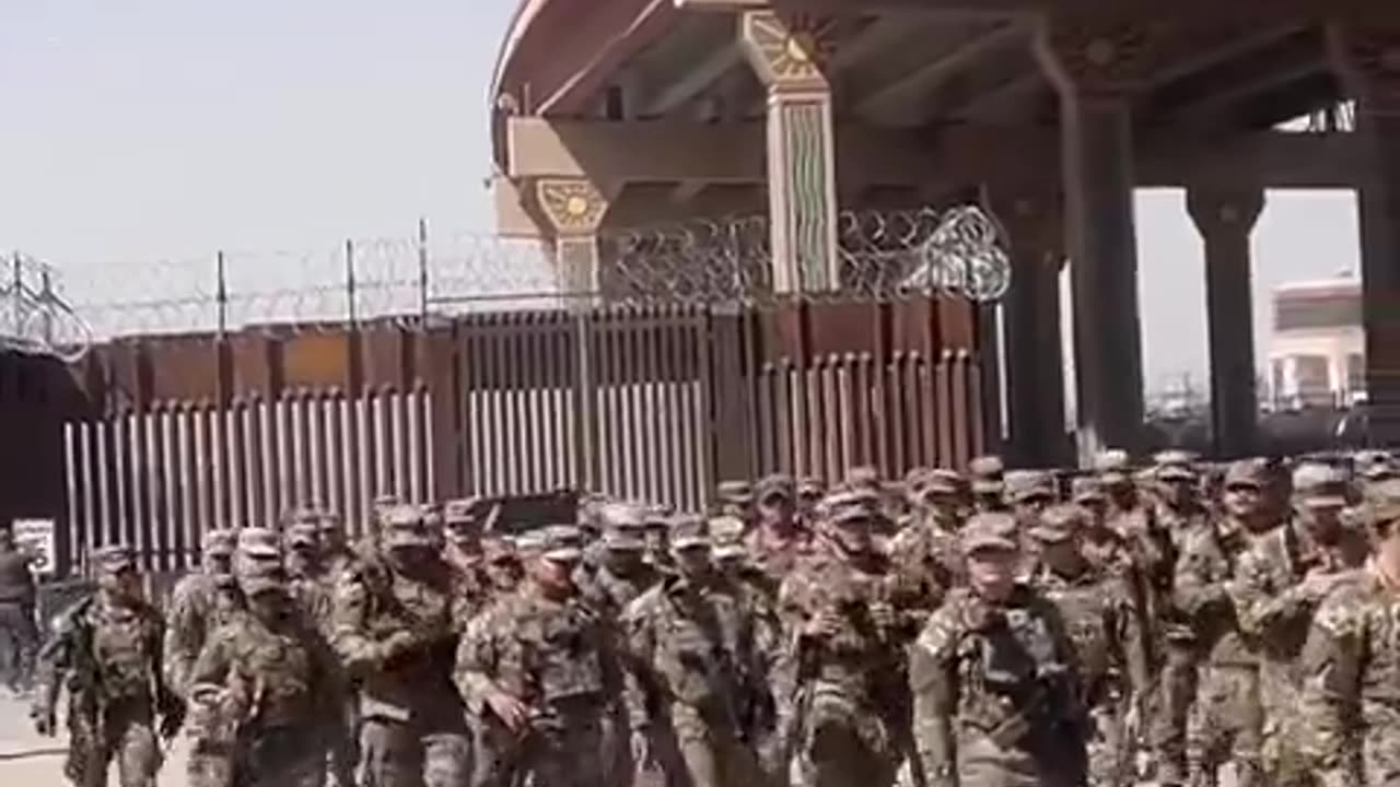 60 National Guard soldiers were deputized at the border, taking an oath to