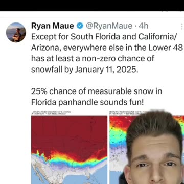 FLORIDA MAY GET SNOW
