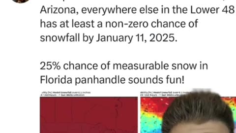 FLORIDA MAY GET SNOW