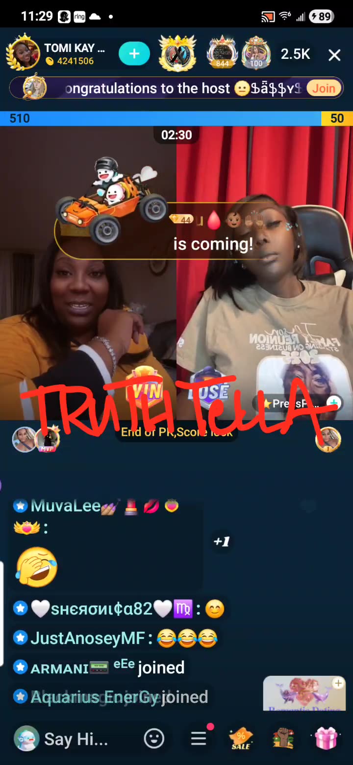 QUEEN TOMIKAY LINED UP WITH SWEETS2HAVE TALKING ABOUT ROACHIE ROACH EBBIMAY & HER GRANNY