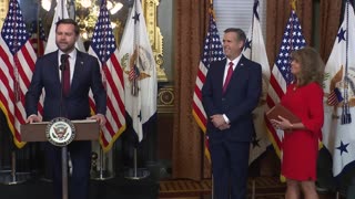 Vice President JD Vance Swears In John Ratcliffe as Director of the CIA