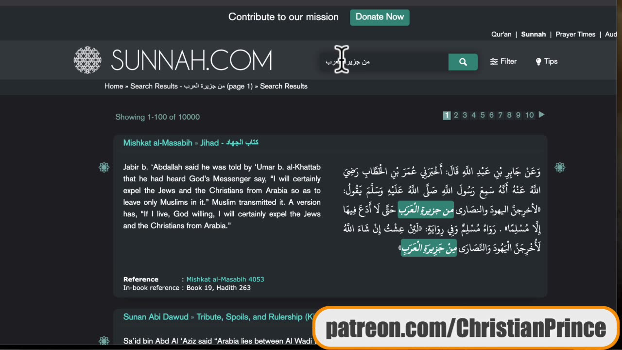 Christian prince He could not answer