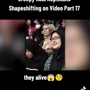 Creepy Real Reptilians Shapeshifting on Video Part 17