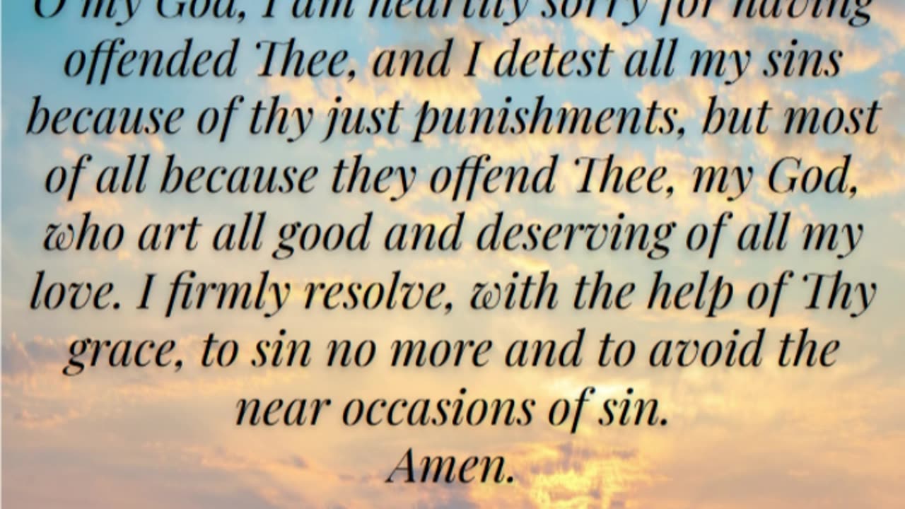 Act of Contrition