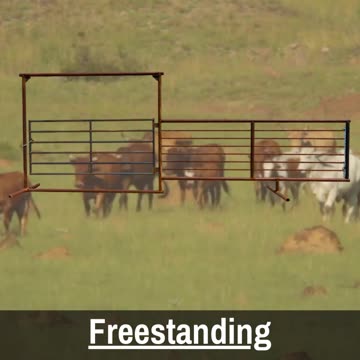 Freestanding Bow Gate Panel