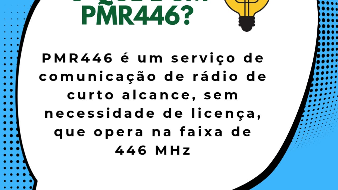 Walkie Talkie PMR446