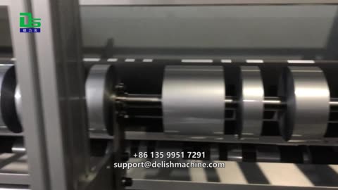 Delish automatic hot stamping foil slitter, solves material cost and waste problems.