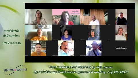 Open_Public Worldwide Divine-gpms.world meeting, July 20, 2025
