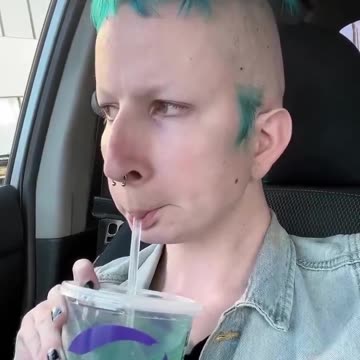 Interesting haircut.