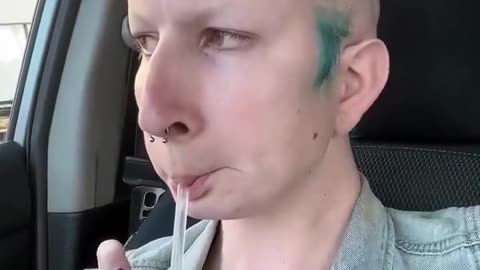 Interesting haircut.