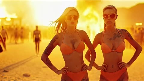 Electronic Music Mix - Burning Dust (Official Music Video) AI Cinematic