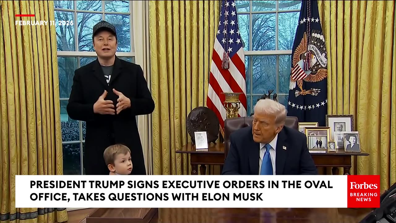 BREAKING NEWS: President Trump & Elon Musk Take Multiple Questions From Reporters In The Oval Office