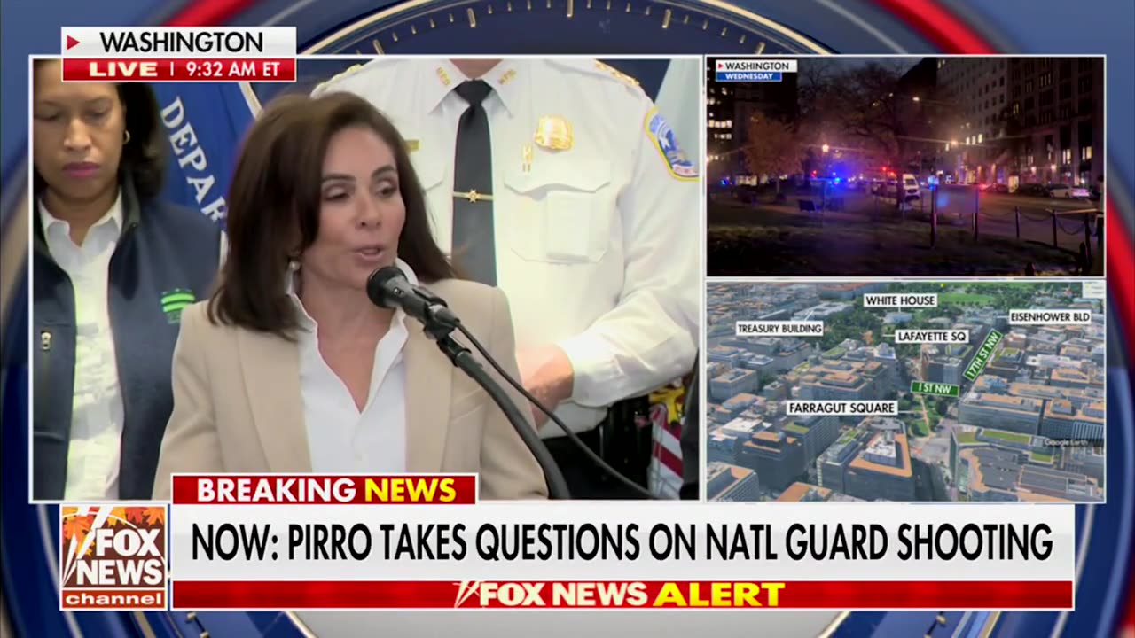 Jeanine Pirro Provides Shocking Detail About 2 National Guardsman Shot In DC