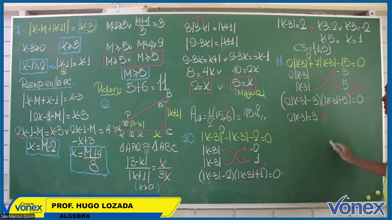 VONEX SEMIANUAL 2025 | Semana 11 | Álgebra