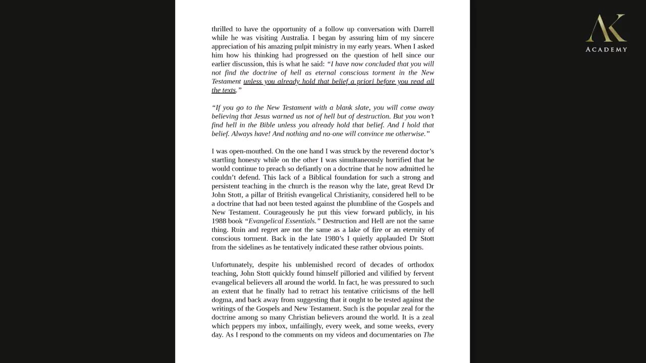 The Shocking Truth About Hell That Churches Never Told You | Paul Wallis
