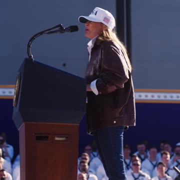 First Lady Gives a ‘Hooyah’ to Navy