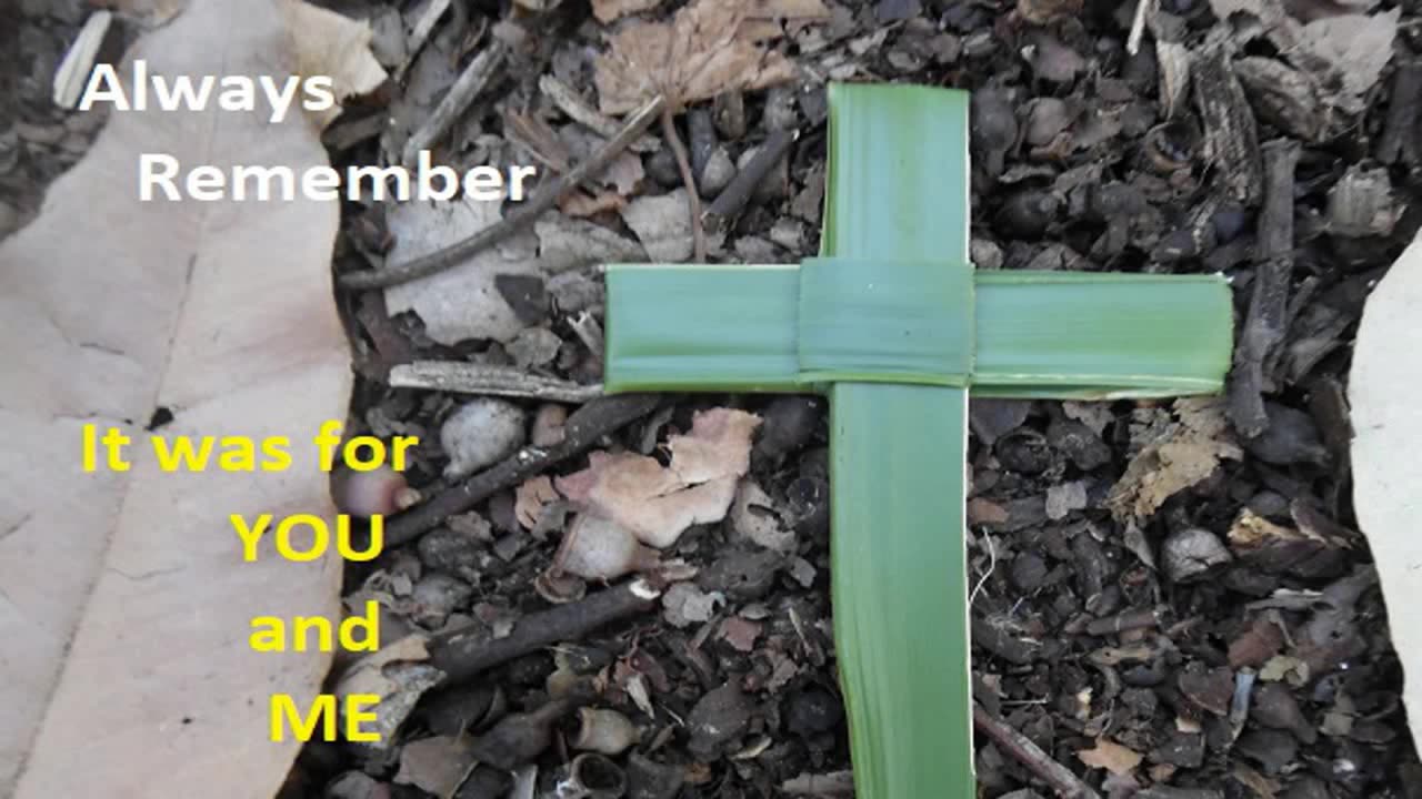 PRIMITIVE SKILLS, Palm Cross, for Palm Sunday and Good Friday