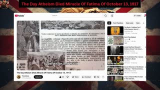 The Day Atheism Died Miracle Of Fatima Of October 13, 1917