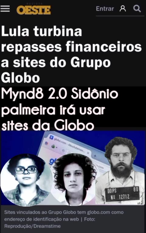 NOVA MYND8 2.0 DO SIDÔNIO PALMEIRA NOS SITES DA GLOBO LIXO