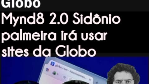 NOVA MYND8 2.0 DO SIDÔNIO PALMEIRA NOS SITES DA GLOBO LIXO