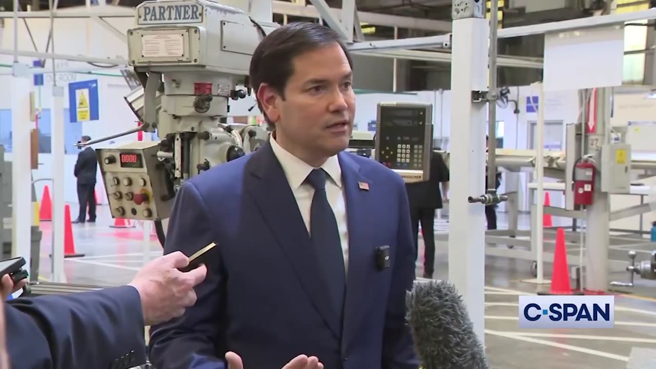 Sec. Rubio speaks to press about USAID, calls it a 'completely unresponsive' agency