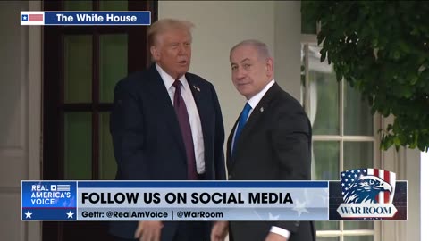 WATCH: Netanyahu Arrives At The White House And Meets With President Trump. An Odd Absence Of Color Guard Has Yet To Be Explained 