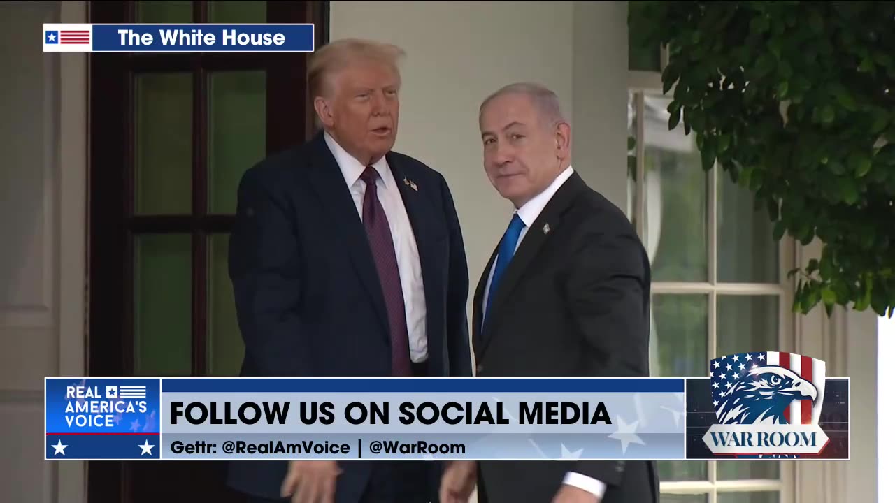 WATCH: Netanyahu Arrives At The White House And Meets With President Trump. An Odd Absence Of Color Guard Has Yet To Be Explained