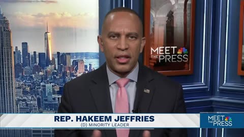 NBC Host Confronts Jeffries's Blaming GOP For Stalled Gov't Reopening 