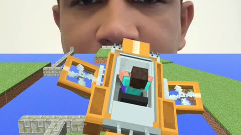 Crazy Hovercraft Flying #minecraft #hovercraft #planeflying