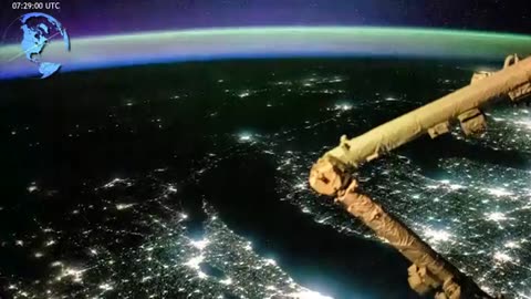 ISS Timelapse - Heading to Chicago at Night (27 Aug 2025)