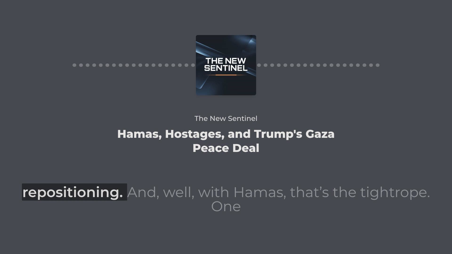 Trumps Gaza Peace Deal