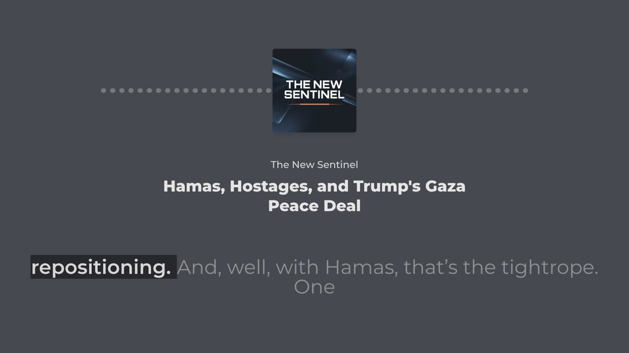 Trump's Gaza Peace Deal