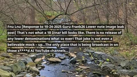 Nick Fleming RVGCR Intel Update October 26, 2025