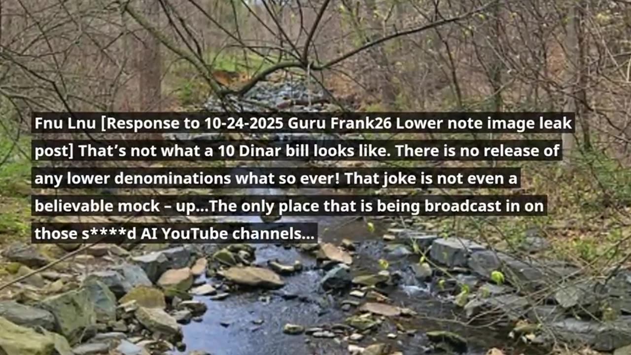 Nick Fleming RVGCR Intel Update October 26, 2025