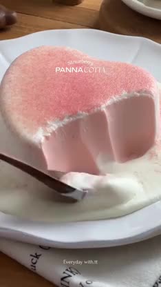 Strawberry Pannacotta