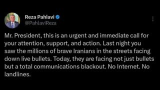 4946, Former Shah's Son Writes Trump Asking For Assistance For Iran