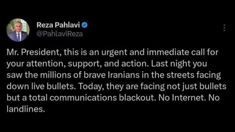 4946, Former Shah's Son Writes Trump Asking For Assistance For Iran