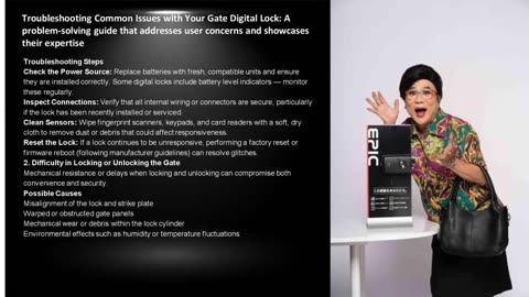 Troubleshooting Common Issues with Your Gate Digital Lock