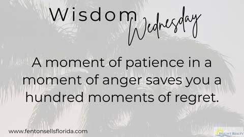 🌿 Wisdom Wednesday 🌿