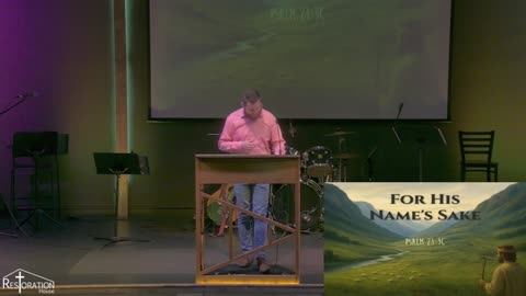 For His Names Sake - Pastor Aidan Wengel - Aug 3, 2025